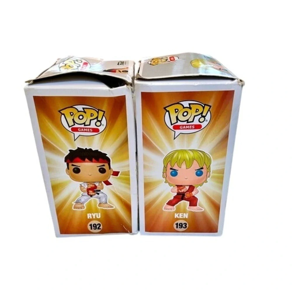 Funko Pop Street Fighter Ryu 192 Ken 193‎ Vinyl Figures Toys R Us Exclusive